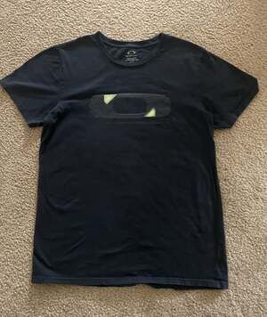 Oakley Men's Black Square O Graphic T-Shirt Regular Fit Size Medium